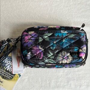 LUG Black Floral Women's Bag